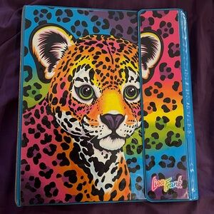 Vintage 1990’s Lisa Frank Hunter Leopard Rainbow Trapper Keeper Great Condition
